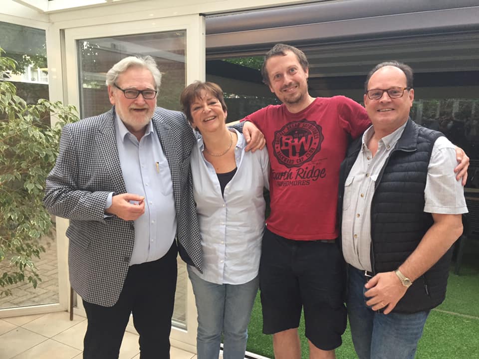 Hubert Janssens, Greet Vydt, Steven De Donder en Johan De Grave